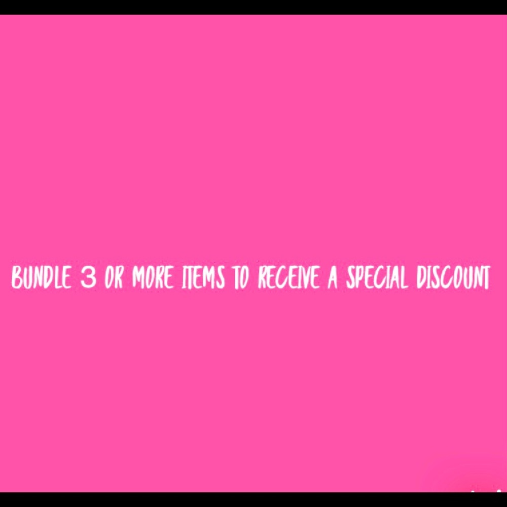 Bundle items and save!